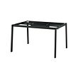 MITTZON - 會議桌底框, 黑色, 140x108x73 公分 | IKEA 線上購物 - PE910880_S2 