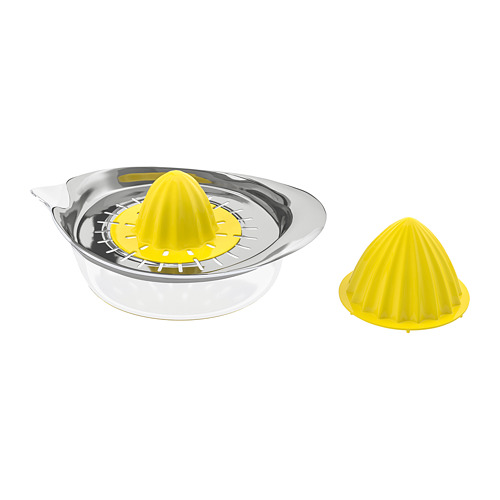 SPRITTA - 水果榨汁器, 透明/黃色 不鏽鋼材質 | IKEA 線上購物 - PE729274_S4