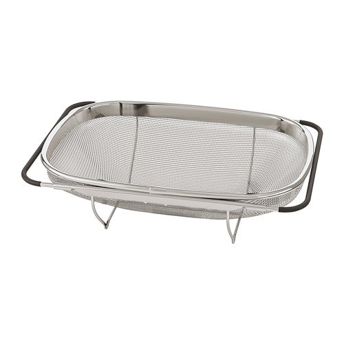 IDEALISK - 瀝水籃, 不鏽鋼/黑色 | IKEA 線上購物 - PE729277_S4