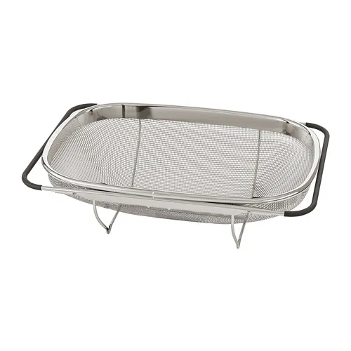 IDEALISK - colander, stainless steel/black, 34x23 cm | IKEA Taiwan Online - PE729277_S4