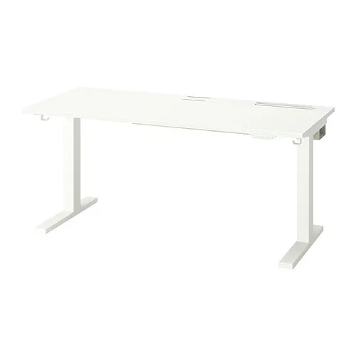 MITTZON - 升降式工作桌, 電動 白色, 140x60 公分 | IKEA 線上購物 - PE910939_S4