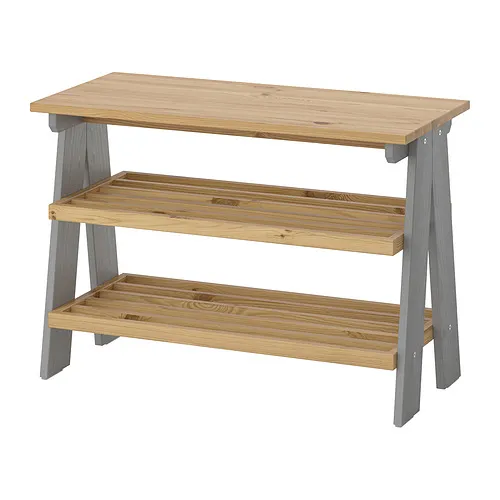 KALLSÖ - 收納鞋凳, 灰色, 80x38x56 公分 | IKEA 線上購物 - PE974178_S4