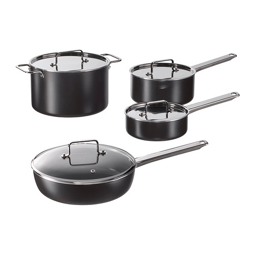GULDÖRING 8-piece cookware set