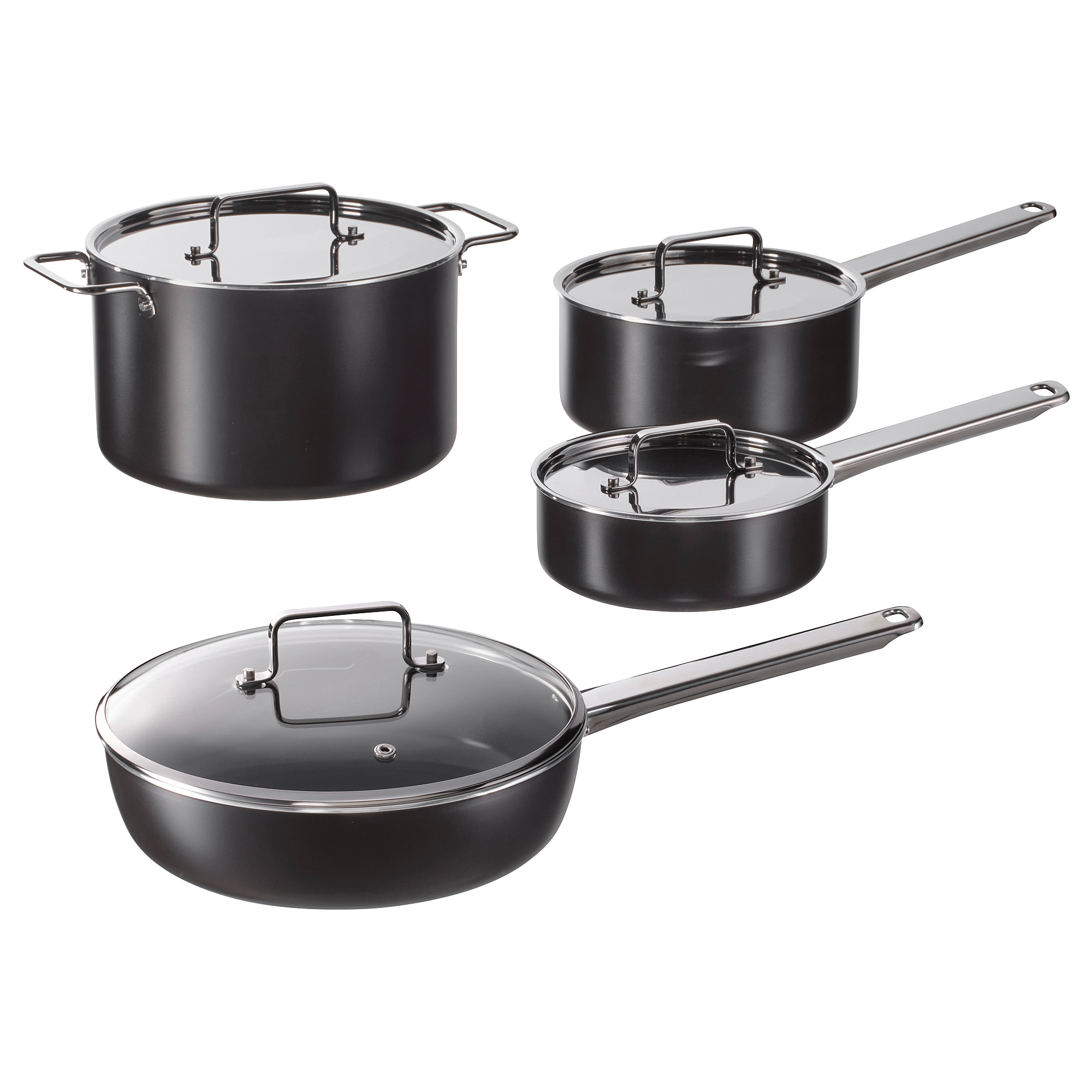 GULDÖRING 8-piece cookware set