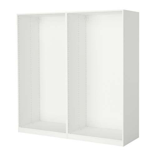 PAX - 2 wardrobe frames, white, 200x58x201 cm | IKEA Taiwan Online - PE514169_S4