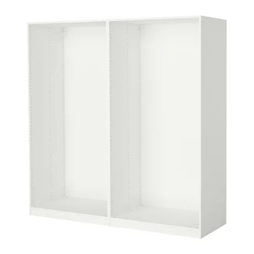 PAX - 2 wardrobe frames, white, 200x58x201 cm | IKEA Taiwan Online - PE514169_S4