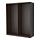 PAX - 系統衣櫃/衣櫥組合, 黑棕色 | IKEA 線上購物 - PE514167_S1