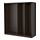 PAX - 系統衣櫃/衣櫥組合, 黑棕色 | IKEA 線上購物 - PE514158_S1