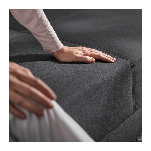 FLOTTEBO - sofa-bed with side table, Vissle dark grey | IKEA Taiwan Online - PH166256_S4