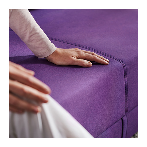 FLOTTEBO - sofa-bed with side table, Vissle purple | IKEA Taiwan Online - PH166258_S4