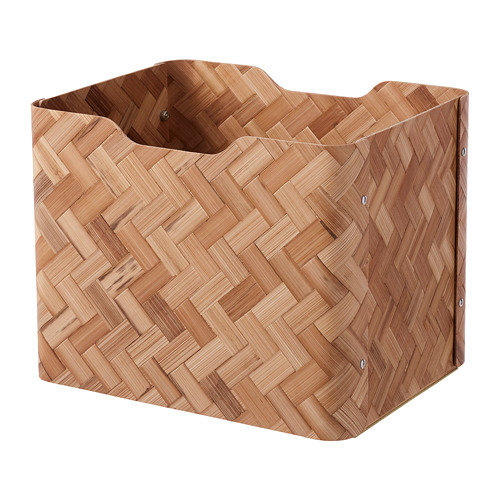 BULLIG - 收納盒 25x32x25公分, 竹/棕色 | IKEA 線上購物 - PE783464_S4