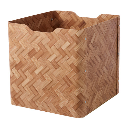 BULLIG - 收納盒 32x35x33公分, 竹/棕色 | IKEA 線上購物 - PE783469_S4