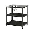 GRILLSKÄR - 水槽工作檯, 黑色/不鏽鋼 戶外用, 86x61 公分 | IKEA 線上購物 - PE911077_S2 