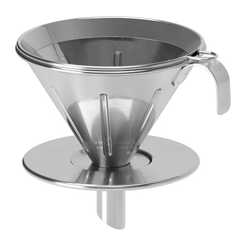 ÖVERST - 3-piece metal filter coffee set, stainless steel | IKEA Taiwan Online - PE729528_S4