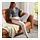 LANDSKRONA - 5-seat sofa, with chaise longues/Grann/Bomstad golden-brown/wood | IKEA Taiwan Online - PH166492_S1