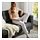 LANDSKRONA - 三人座沙發, Gunnared 深灰色/木材 | IKEA 線上購物 - PH166494_S1