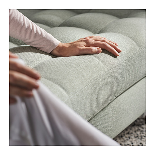 LANDSKRONA - 3-seat sofa, Gunnared light green/metal | IKEA Taiwan Online - PH166262_S4