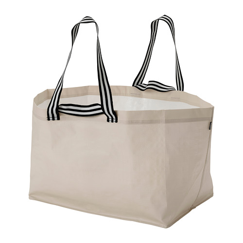 GÖRSNYGG - 環保購物袋, 淺米色 | IKEA 線上購物 - PE829201_S4