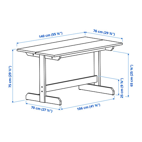 NACKANÄS/SKOGSBO table and 4 chairs