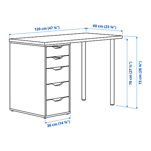 LAGKAPTEN/ALEX desk