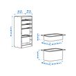 TROFAST storage combination with boxes