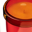DVÄRGHÖK scented candle in glass with lid
