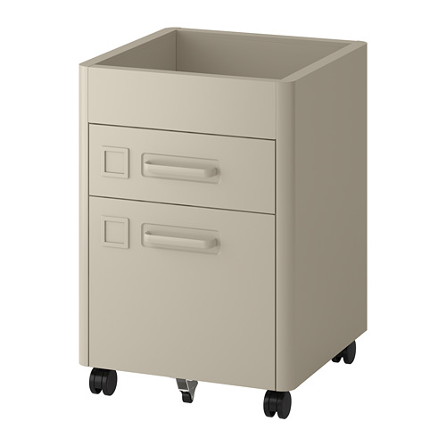 IDÅSEN drawer unit on castors