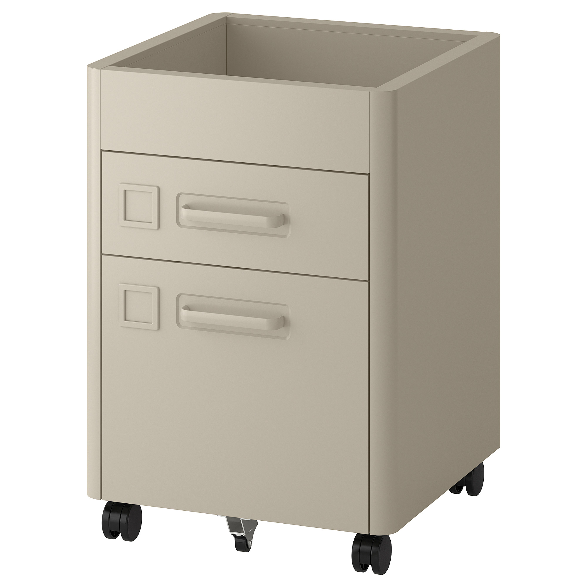 IDÅSEN drawer unit on castors