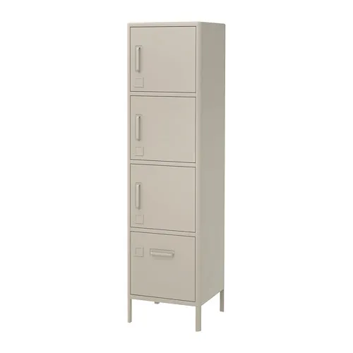 IDÅSEN - high cabinet with drawer and doors, beige, 45x172 cm | IKEA Taiwan Online - PE686440_S4