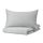 SPJUTVIAL - quilt cover and pillowcase, light grey/mélange | IKEA Taiwan Online - PE775205_S1