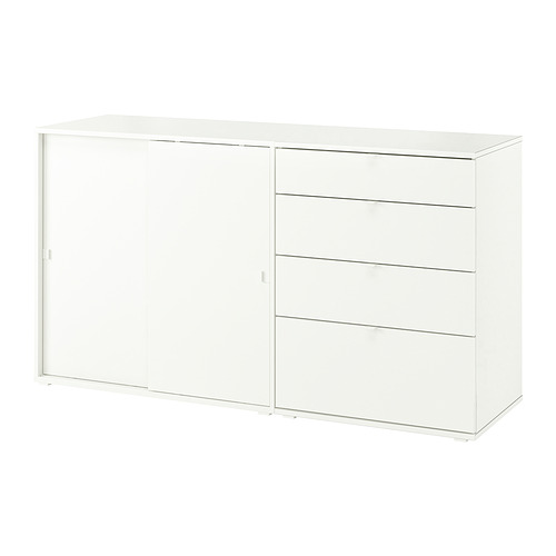 VIHALS - storage combination, white, 165x47x90 cm | IKEA Taiwan Online - PE871503_S4