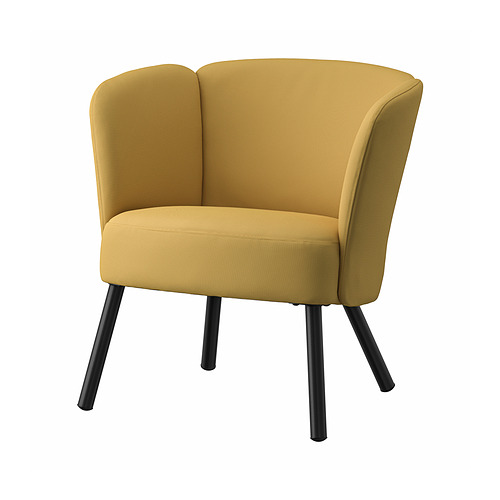 Ikea store mustard armchair