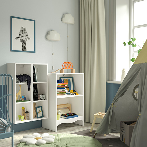 SMÅGÖRA 嬰兒尿布更換桌/書櫃附2層板