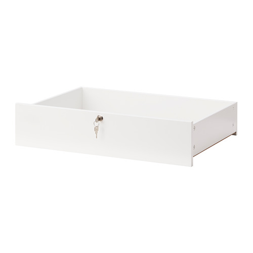 KOMPLEMENT - 可上鎖抽屜, 白色 | IKEA 線上購物 - PE729725_S4