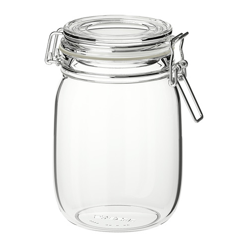 KORKEN jar with lid
