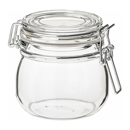 KORKEN - jar with lid, clear glass, 0.5 l | IKEA Taiwan Online - PE729739_S4