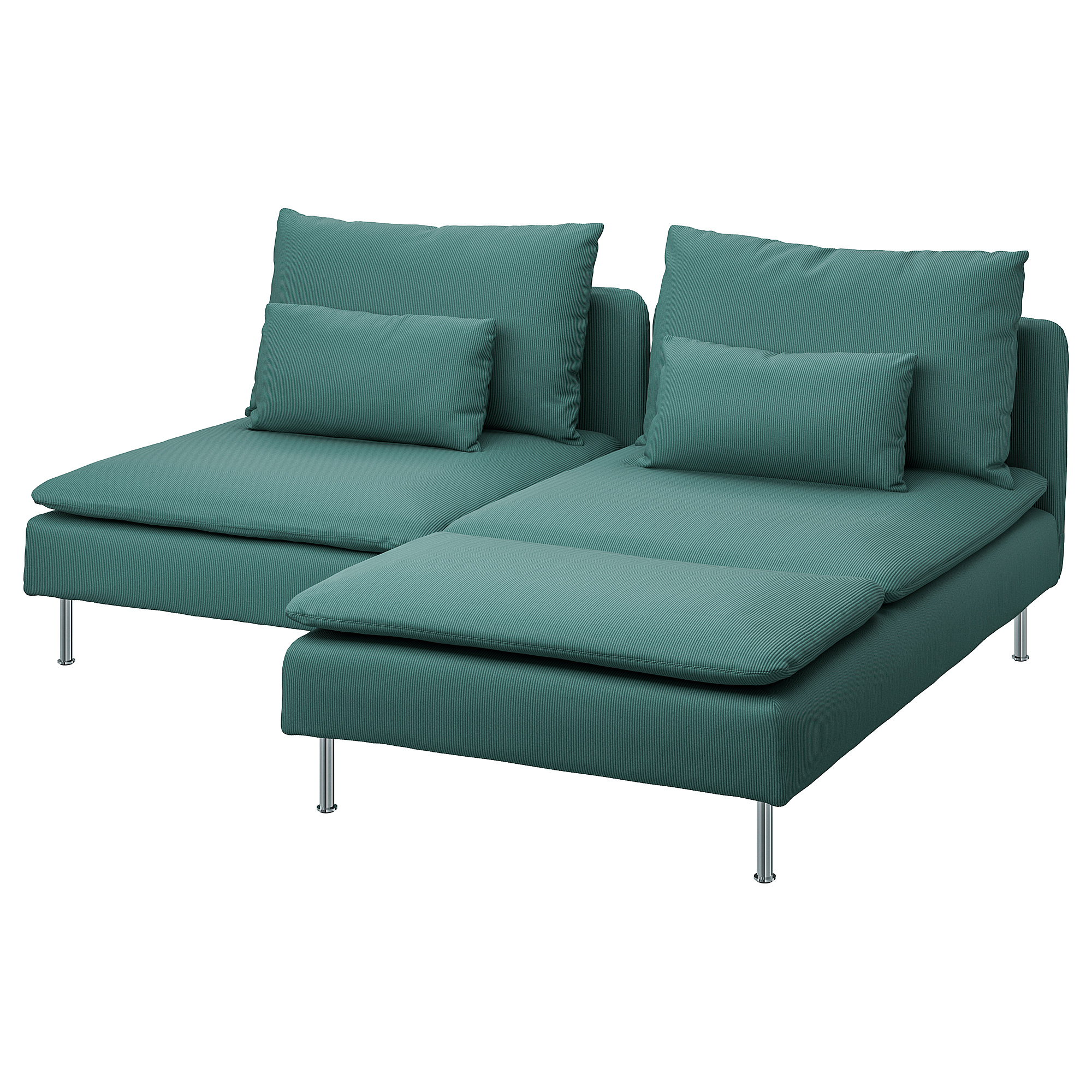 SÖDERHAMN 2-seat sofa with chaise longue