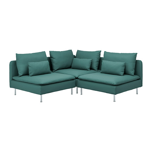SÖDERHAMN corner sofa, 3-seat