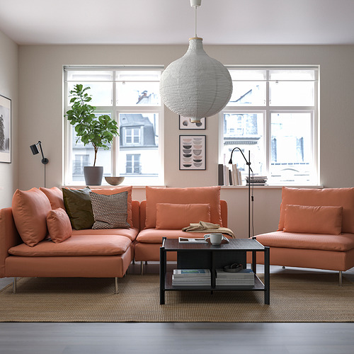 SÖDERHAMN corner sofa, 3-seat