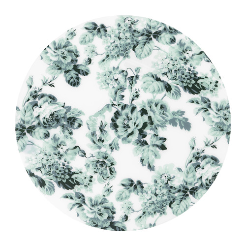 SMAKSINNE - 餐墊, 白色/綠色/花 | IKEA 線上購物 - PE729803_S4