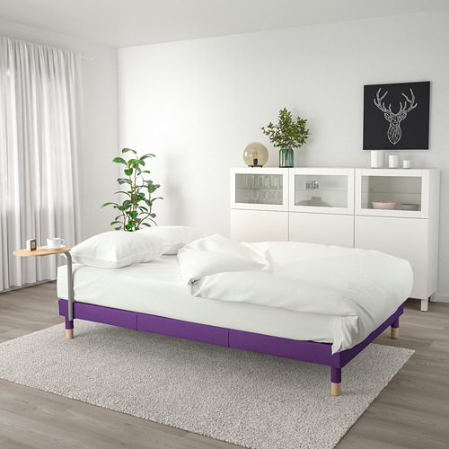 FLOTTEBO - sofa-bed with side table, Vissle purple | IKEA Taiwan Online - PE729826_S4