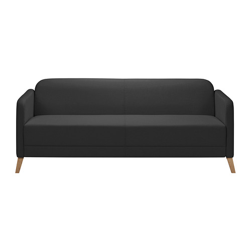 LINANÄS - 3-seat sofa, Vissle dark grey | IKEA Taiwan Online - PE829451_S4