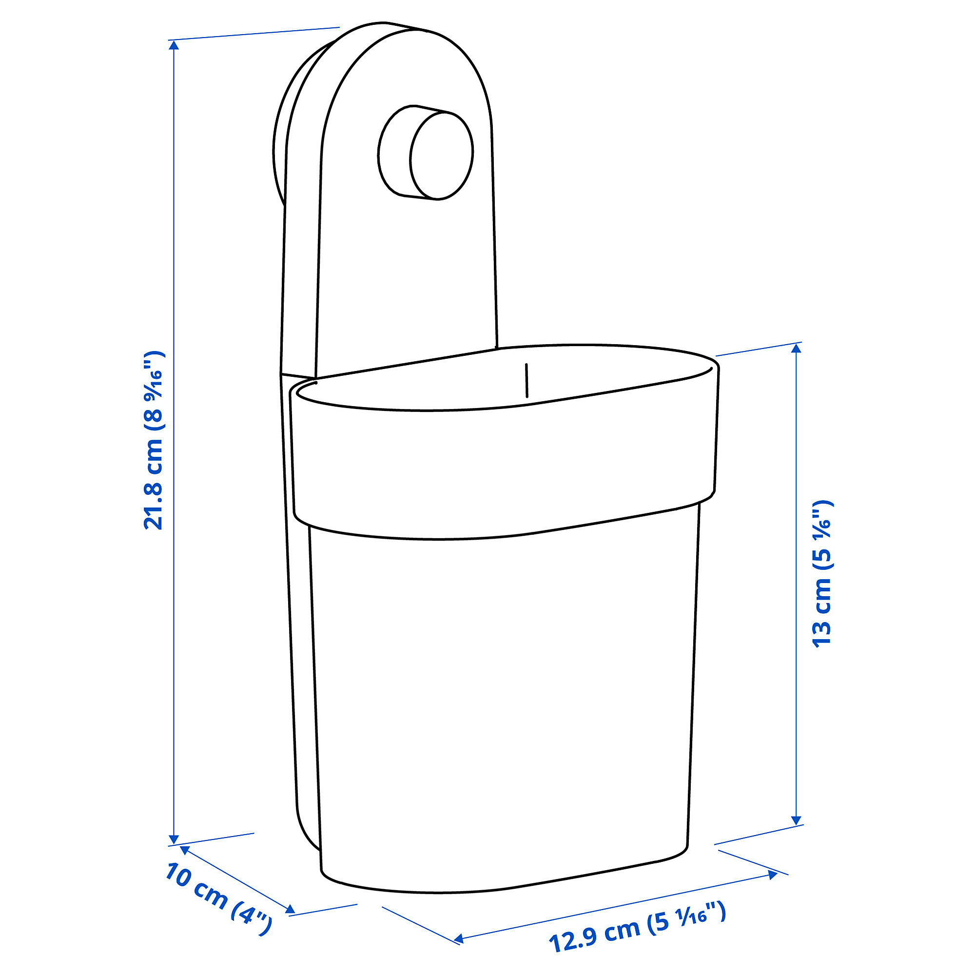 ÖBONÄS container with suction cup