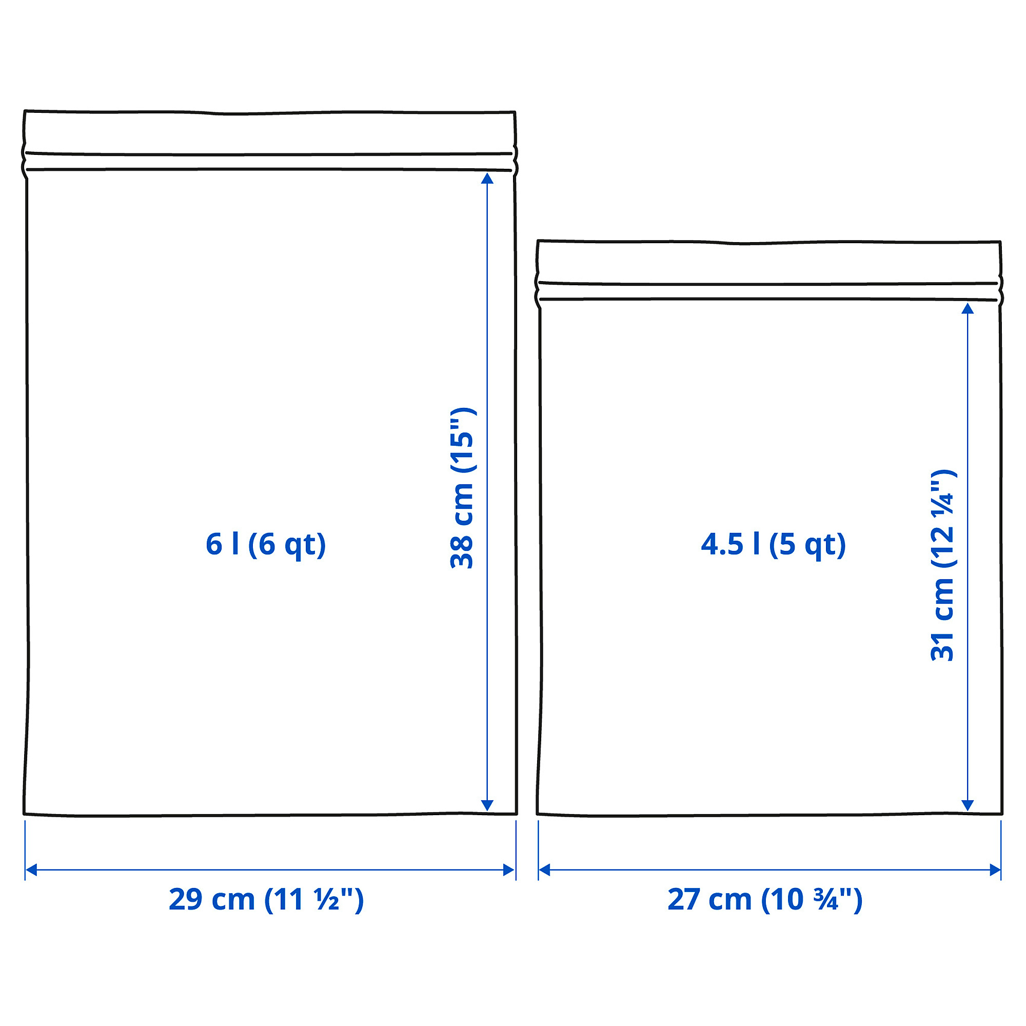 ISTAD resealable bag