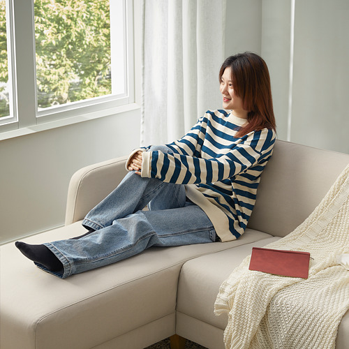 LINANÄS - 3-seat sofa, with chaise longue/Vissle beige | IKEA Taiwan Online - PE829457_S4