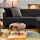 LINANÄS - 3-seat sofa, with chaise longue/Vissle dark grey | IKEA Taiwan Online - PE829462_S1