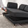 FLOTTEBO - sofa-bed with side table, Vissle dark grey | IKEA Taiwan Online - PE729883_S1