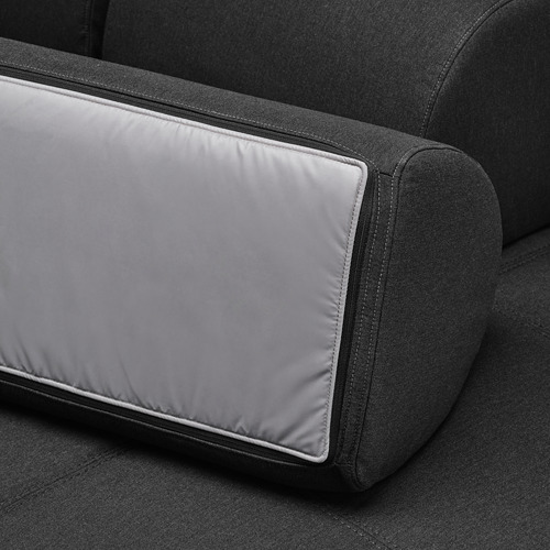 FLOTTEBO - sofa-bed with side table, Vissle dark grey | IKEA Taiwan Online - PE729882_S4