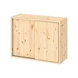 IVAR - 滑門收納櫃, 松木, 80x30x60 公分 | IKEA 線上購物 - PE829498_S2 