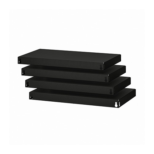 BROR - shelf, black | IKEA Taiwan Online - PE829506_S4